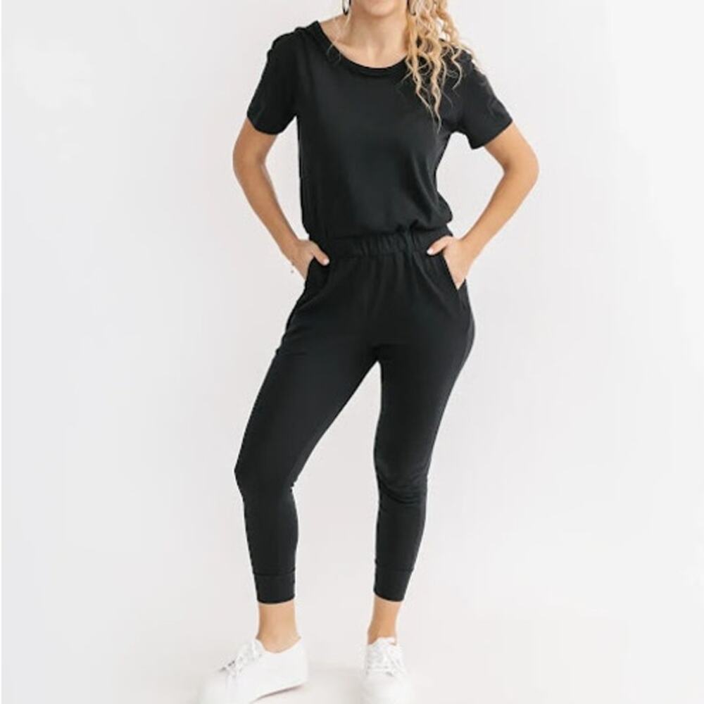 Smash + Tess x Lusiana Lopilato Buenos Aires Jumpsuit Midnight Black Medium